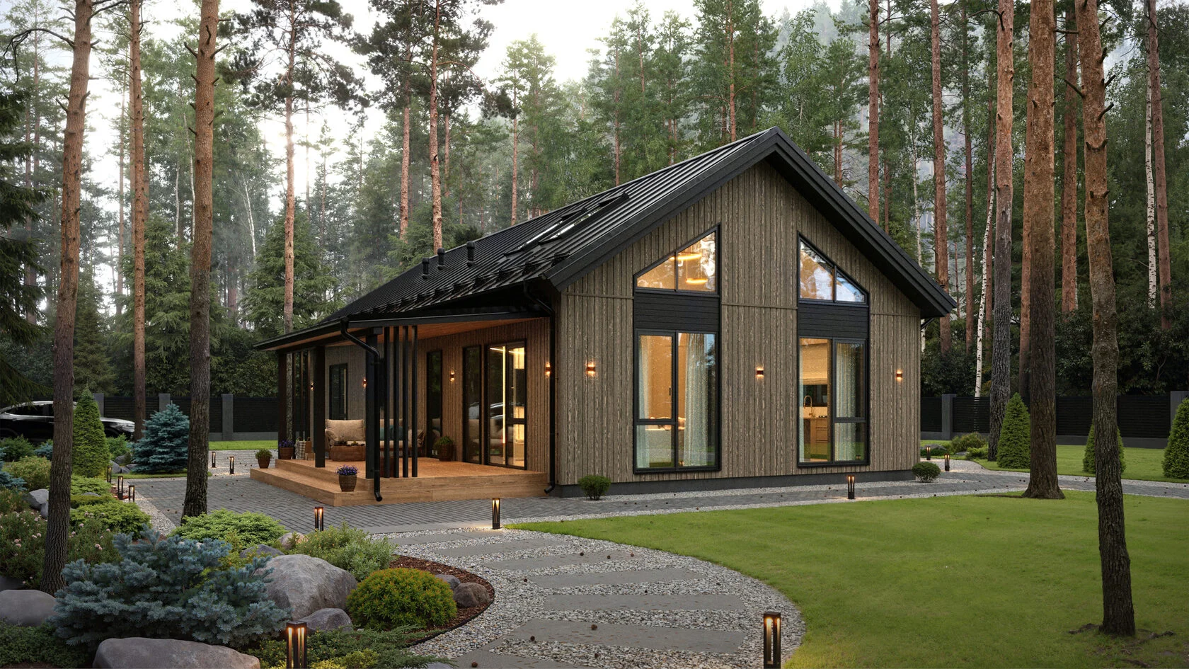 Проект дома Тайгарт 114 в КП Art House